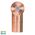 Tivah Solid Copper TRI Colour Single Adjustable Wall Pillar Lights