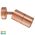 Tivah Solid Copper TRI Colour Single Adjustable Wall Pillar Lights