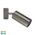 Piaz Stainless Steel TRI Colour Single Adjustable LED Wall Pillar Light