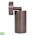 Tivah Antique Brass TRI Colour Single Adjustable Wall Pillar Lights