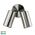 Tivah 316 Stainless Steel TRI Colour Double Adjustable Wall Pillar Lights