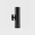Maxi Tivah Aluminium Black TRI Colour Up & Down Wall Pillar Lights