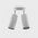 Tivah White TRI Colour Double Adjustable Wall Pillar Lights