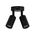 Mini Tivah Aluminium Black Double Adjustable Wall Pillar Lights