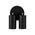 Mini Tivah Aluminium Black Double Adjustable Wall Pillar Lights