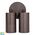 Tivah Antique Brass TRI Colour Double Adjustable Wall Pillar Lights