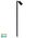 Tivah Black TRI Colour Single Adjustable LED Bollard Spike Light