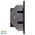 Reces Black Square TRI Colour Recessed LED Step Light