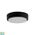 Liptor Black 20w Ceiling Mounted LED Oyster
