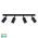 Tivah Black 4 Light TRI Colour LED Bar Lights