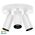 Revo White 3 Light TRI Colour Round Plate