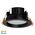 Polly Polycarbonate Black Fixed LED Downlight