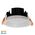 Polly Polycarbonate White Fixed LED Downlight