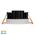 Polly Polycarbonate White Fixed LED Downlight