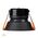 Gleam Black with Black Insert Fixed Dim to Warm LED Downlight