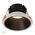 Gleam White with Black Insert Fixed Dim to Warm LED Downlight