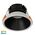 Gleam White with Black Insert Tri Colour Fixed Deep LED Downlight