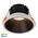 Gleam White with Black Insert Tri Colour Fixed Deep LED Downlight