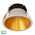 Gleam White with Gold Insert Tri Colour Fixed Deep LED Downlight