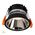 Gleam Black with Chrome Insert Fixed Dim to Warm LED Downlight