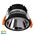 Gleam Black with Chrome Insert Tri Colour Fixed Deep LED Downlight