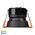 Gleam Black with Chrome Insert Tri Colour Fixed Deep LED Downlight