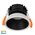 Gleam White with Black Insert Tri Colour Fixed Deep LED Downlight