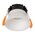 Gleam White with White Insert Fixed Dim to Warm LED Downlight
