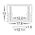 Shallow Square Weatherproof Aluminium Profile
