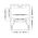 White Deep Square Profile