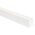 White Deep Square Profile with Anti Glare Crate Diffuser