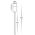 Highlite Titanium Coloured Aluminium TRI Colour LED Garden Spike Light
