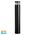 Maxi 600 Black Louvred LED Bollard Light