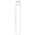 Divad 1000mm Black Square LED Bollard Light