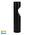 Fedor Round Aluminium Black Tri Colour LED Bollard Light