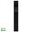 Fedor Square Aluminium Black Tri Colour LED Bollard Light