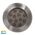 Split 316 Stainless Steel TRI Colour 12w LED Inground Light