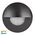 Ollo Graphite Coloured Brass TRI Colour LED Step Light With Eyelid