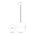 Nella White 12w LED Pendant