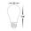A60 240v LED Filament Globe