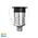 Brillo Black Aluminium LED Wall or Inground Light