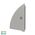 Taso 3.5w Silver TRI Colour LED Step Light