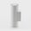 Aries Aluminium White Up & Down LED Wall Light