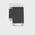 Quadru Square Black TRI Colour Fixed Down LED Wall Light