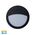 Roto Black LED Bunker Light with Eyelid