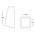 Taper White TRI Colour LED Wedge Wall Light