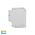 Quadru Square White TRI Colour Fixed Down LED Wall Light