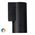 Aries Aluminium Black Fixed Down LED Wall Light