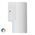 Aries Aluminium White Fixed Down LED Wall Light