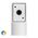 Aries Aluminium White Fixed Down LED Wall Light